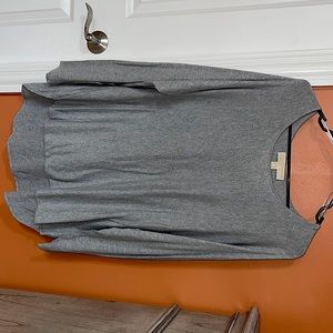 Long sleeve high low shirt